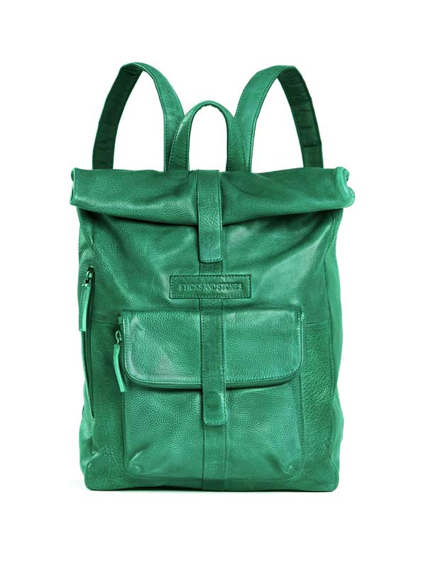 Messenger Backpack - Deep Green