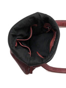 Sticks and Stones - Ledertasche Rosebery Bag - Red Innenansicht