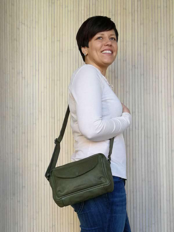 Sticks and Stones - Ledertasche Carmel Bag als Crossbag
