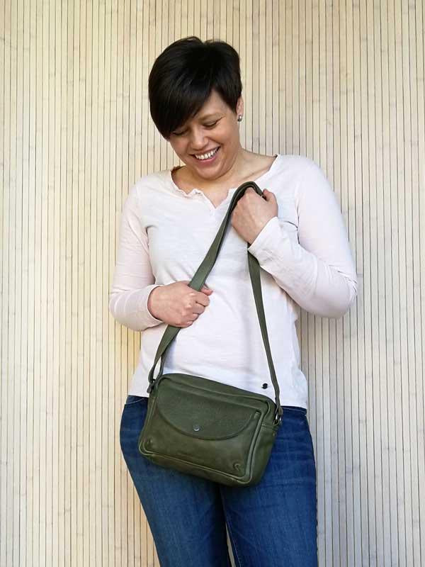 Sticks and Stones - Ledertasche Carmel Bag Tragevariante
