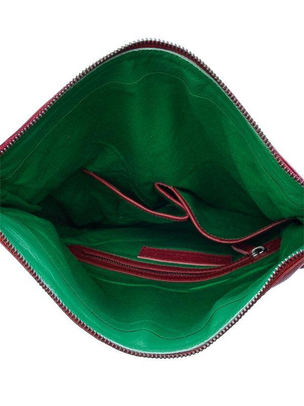 Sticks and Stones - Umschlagtasche City - Red Innenansicht