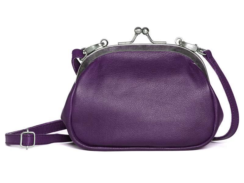 Sticks and Stones - Bügelverschlusstasche Como Bag - Shadow Purple 