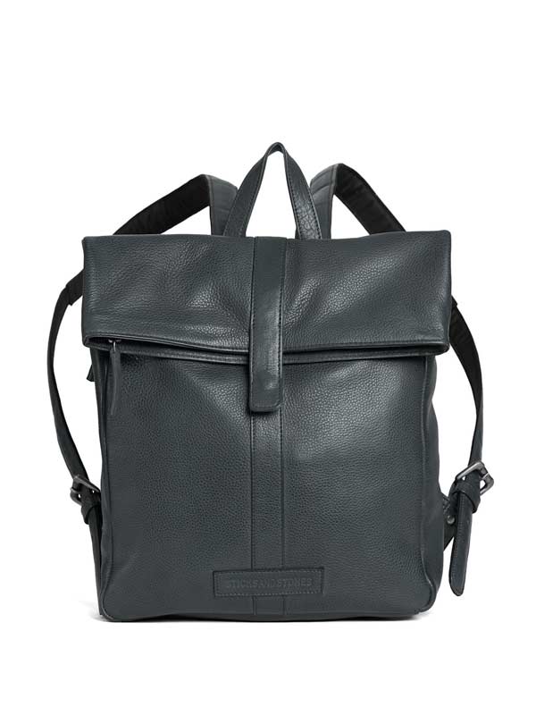 Sticks and Stones - Courier Backpack – Slate Blue