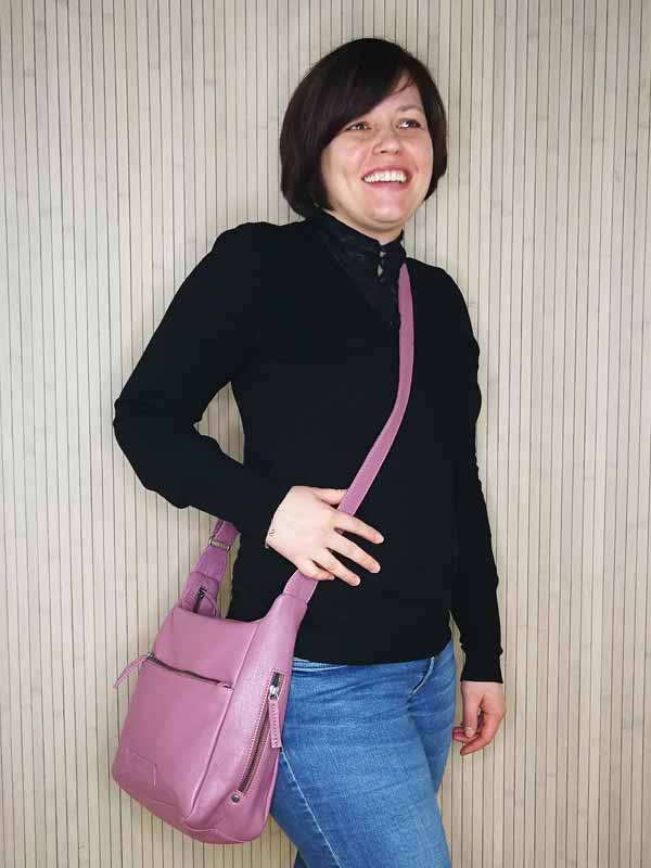 Sticks and Stones - Ledertasche Hera Bag als Crossbag