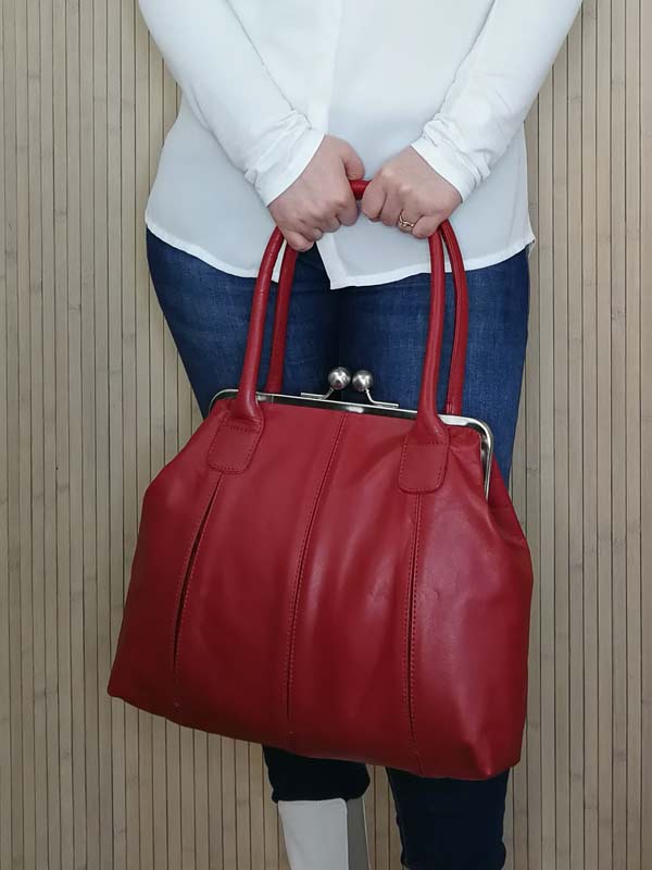 Sticks and Stones - Bügeltasche Marseille Bag - Red als Handtasche