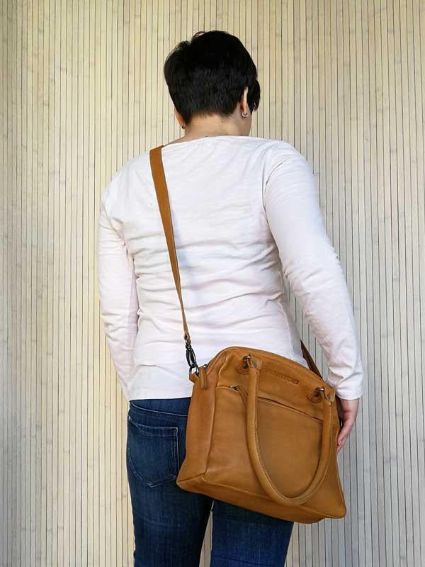 Sticks and Stones - Lederhandtasche Orleans Bag als Crossbag