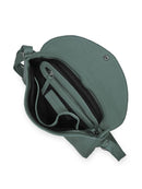 Sticks and Stones - Ledertasche Solana Bag - Sea Green Innenansicht